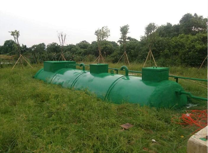 一体化污水处理设备施工现场