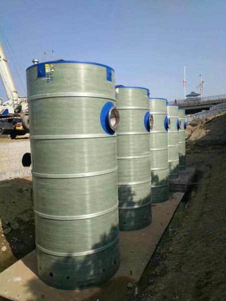 一体化预制泵站施工图片