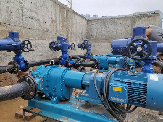 污泥脱水工程现场